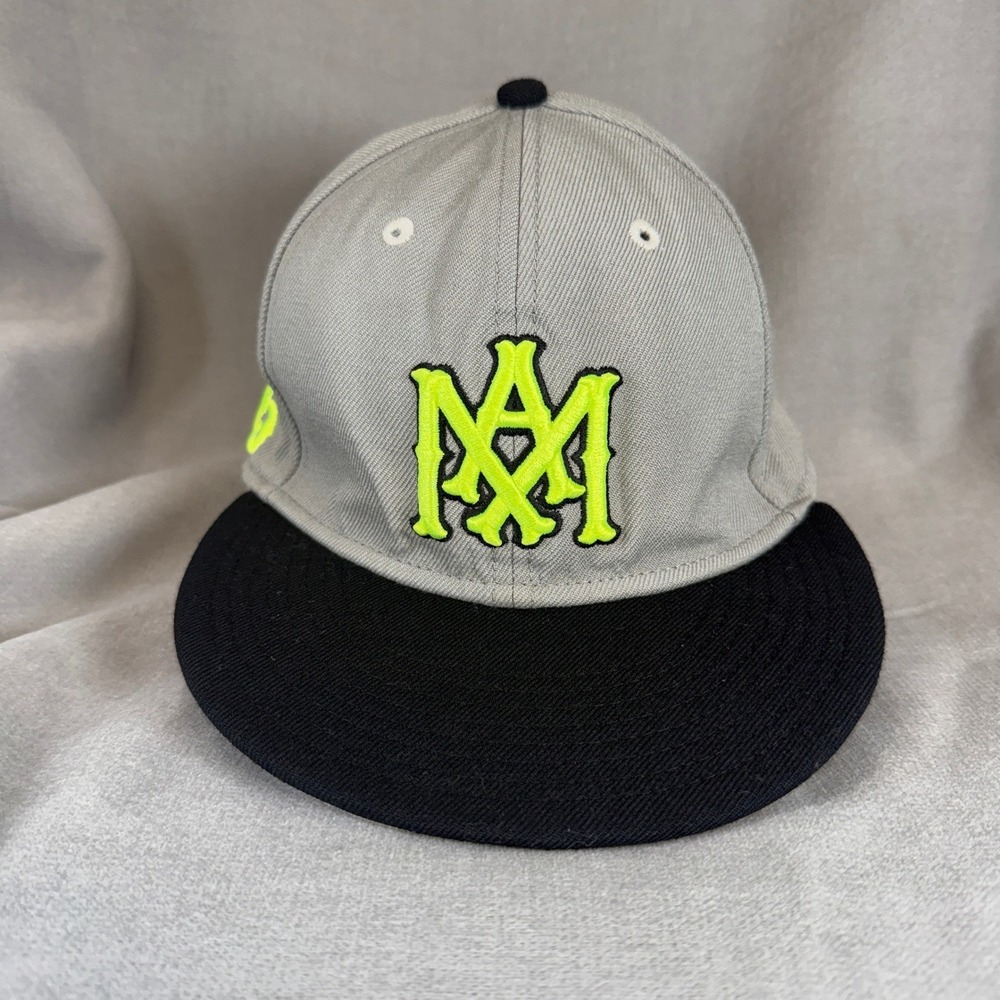2012 Nike Air Max 95 Neon Volt True Wool Fitted Hat 7 7/8 505824-061